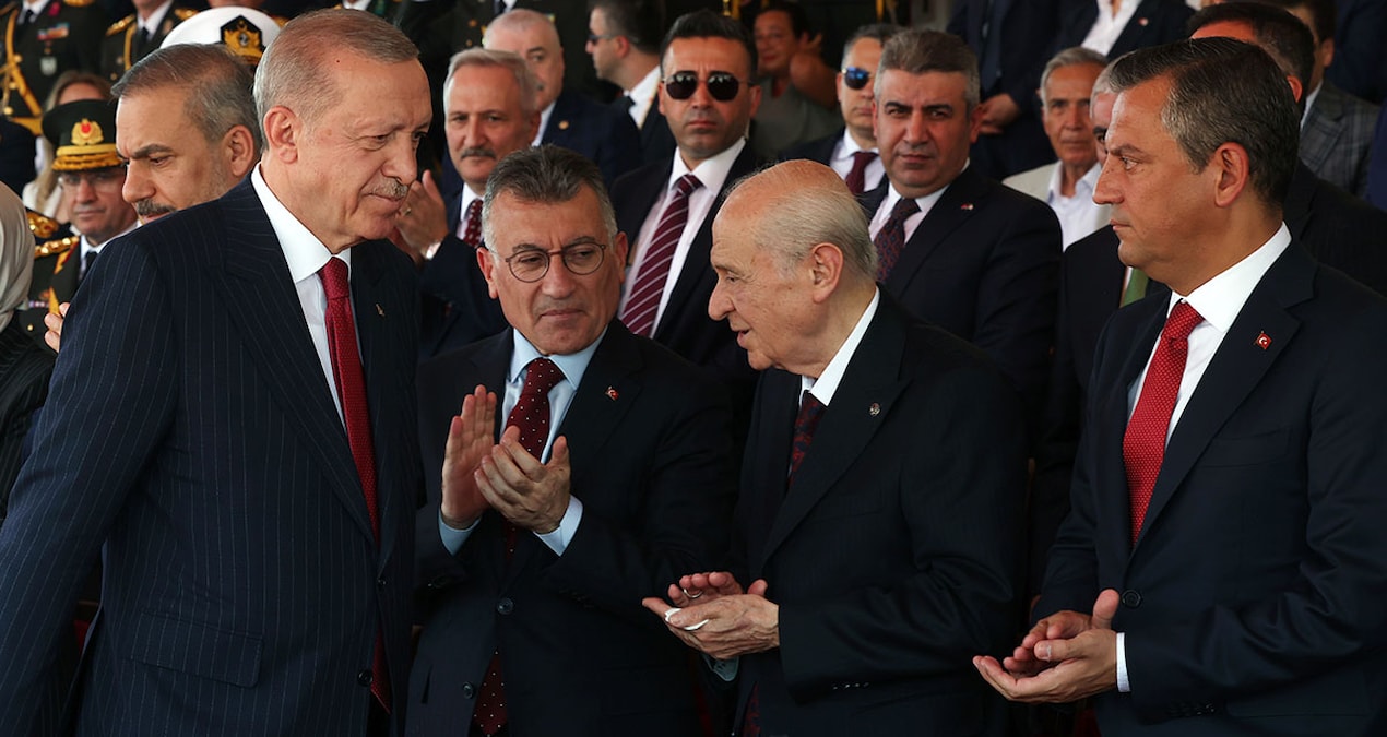 Erdoğan, Özel ve Bahçeli yemekte bir araya geldi